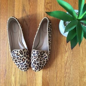 Leopard print loafers
